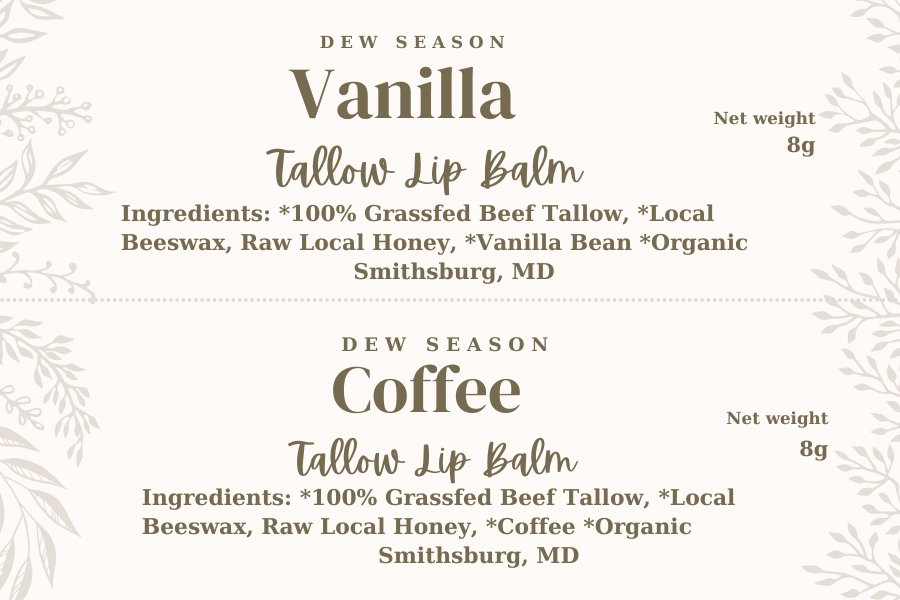 Tallow Lip Balm